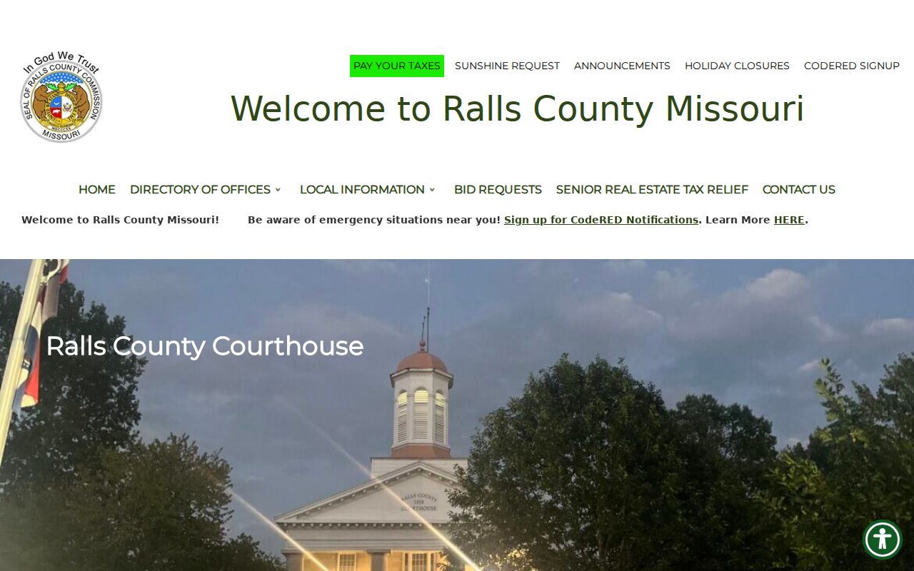 Ralls County criminal record government directory