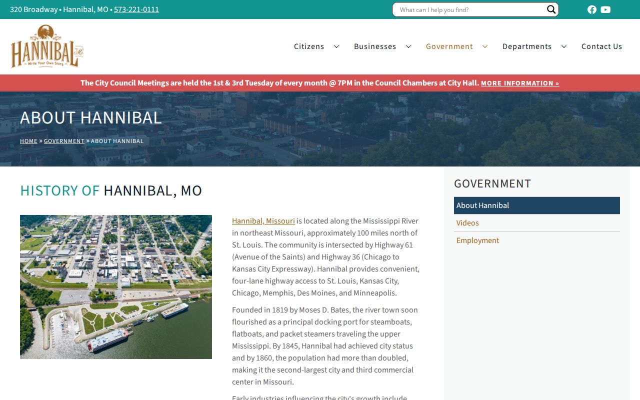 Hannibal criminal record geography in Ralls County